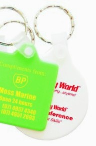 KP617 Hard Plastic Promotional Round Keyrings