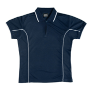 JB-7LPI Ladies Piping Poly Polo Shirts