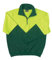 JB-6HVFH Hi-Vis Half Zip Fleecy