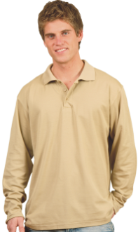 PS35 Victoryplus Mens TrueDry Long Sleeve Polo Shirt