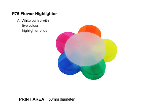 P76 Promotional Flower Highlighter