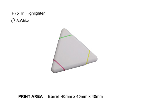 P75 Promotional Tri-Highlighter