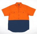 JB-6HWS Hi Vis 190gram Short Sleeve Work Shirts