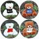 LL88120s Coco & Coconut Teddy Bear