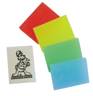 Promotional Office Supplies </p>  Flouro Erasers <p/>Quantity: 100