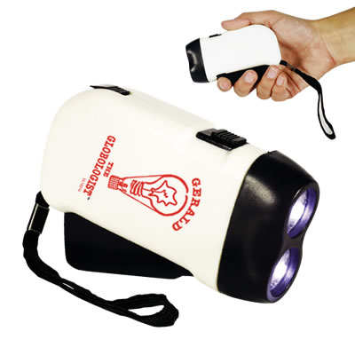 Promotional ECO Friendly </p> Dynamo Flashlight <p/>Quantity: 100