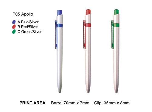 P05 Apollo Wholesale Plastic Pens