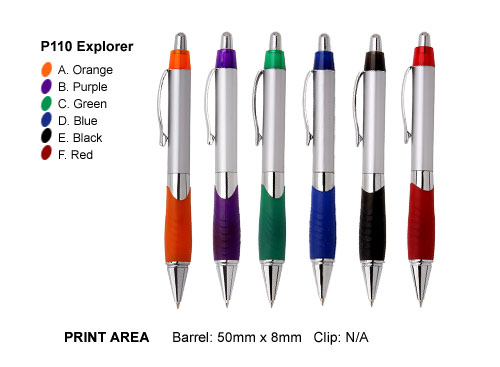 P110 Explorer Plastic Pens