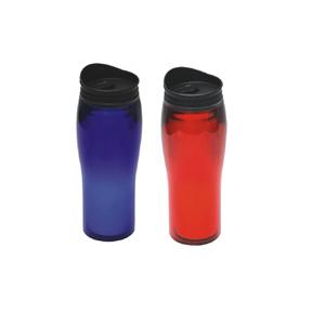 MP007  Silouette Prmotional Plastic Travel Mug