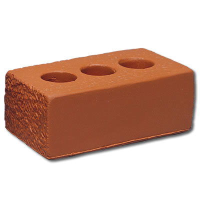 S136 Anti-Stress Brown House Brick