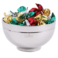 LL8402s Promotional Confectionery Toffees in Stainless Steel Bowls