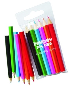 P1107 6 pack Kids Promotional Colouring Pencils