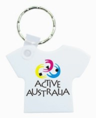 KP633 Durasoft Promotional Keyrings - T-Shirt Shape