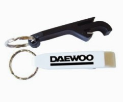 KP610 Plastic Flip Top Bottle Opener Keyrings