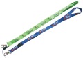 LAN004  Polyester Ribbed Promotional Lanyard 15mm