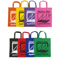LL509s Coloured Cotton Short Double Handle Tote Bags