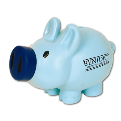 LL240s Patrick Blue Pig Promotional Money Boxes