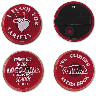 LL0691s Promotional Flasher Badge