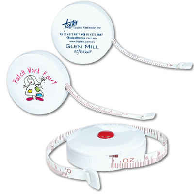 LL496s White Styleline Promotional Tape Measure