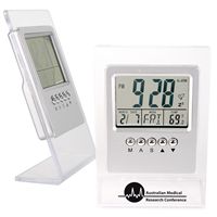 LL64s L-Shape LCD Desk Clock