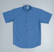 JB-4ICS Short Sleeve Indigo Chambray Business Shirts
