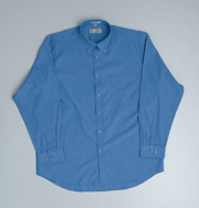 JB-4IC Long Sleeve Indigo Chambray Business Shirts