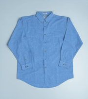JB-4CL Long Sleeve Cotton Chambray Business Shirts