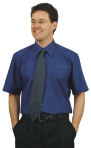 BS08S Mens Executive Short Sleeve Teflon Business Shirts