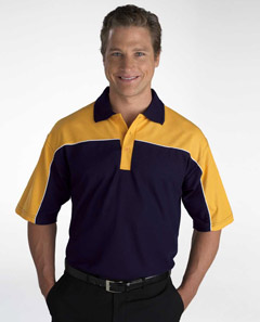 P5015 Contrast Polo Shirts with Piping