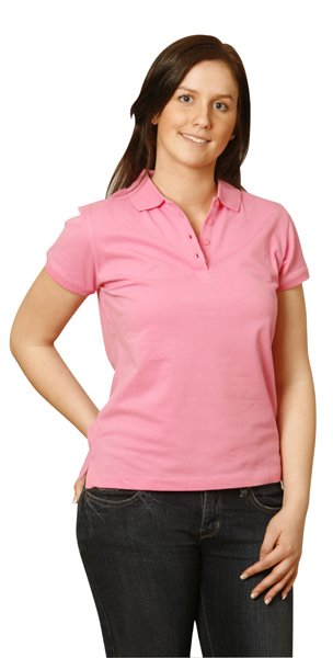 PS56 Darling Harbour - Ladies Cotton Stretch Polo Shirts