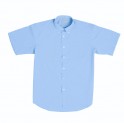 JB-4FCS Short Sleeve Fine Chambray Business Shirts