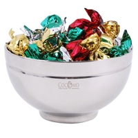 LL8402s Promotional Confectionery Toffees in Stainless Steel Bowls