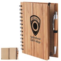 LL9757s Bamboo Cover Notebook 