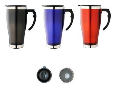 M 22 Deluxe Stainless Steel Promotional Travel Mug 